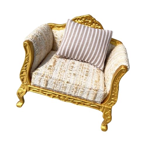 1/12 Skala Modernes Miniatursofa Realistische Holzpuppenhäuser Möbel Für Schlafzimmer Wohnzimmer 1/12 Skala Modernes Miniatursofa Realistische Holzpuppenhäuser Möbel Für Schlafzimmer Wohnzimmer von YUGSHNKFC