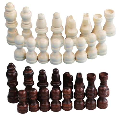 32 Stück Schachfiguren aus Holz, internationales Schachfiguren, Turnier, Holz, Schachfiguren, handgeschnitzte Figur 32 Stück Schachfiguren aus Holz, internationales Schachfiguren, Turnier, Holz, Schachfiguren, handgeschnitzte Figur von YUGSHNKFC