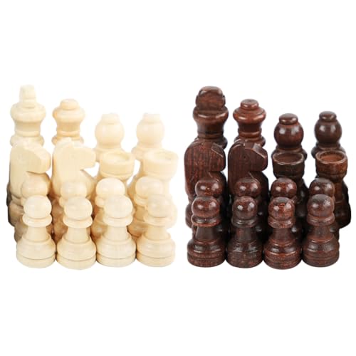32 Stück Schachfiguren aus Holz, internationales Schachfiguren, Turnier, Holz, Schachfiguren, handgeschnitzte Figur 32 Stück Schachfiguren aus Holz, internationales Schachfiguren, Turnier, Holz, Schachfiguren, handgeschnitzte Figur von YUGSHNKFC