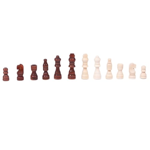 32 Stück Schachfiguren aus Holz, internationales Schachfiguren, Turnier, Holz-Schachfiguren, handgeschnitzte Figur 32 Stück Schachfiguren aus Holz, internationales Schachfiguren, Turnier, Holz-Schachfiguren, handgeschnitzte Figur von YUGSHNKFC