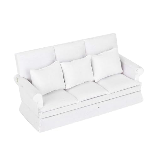 Dollhouses Mit 1/12 Skala DREI Sitze Miniatur Couchmöbel So Tun Sich Für Kindermöbelmodell Für Puppenhäuser von YUGSHNKFC