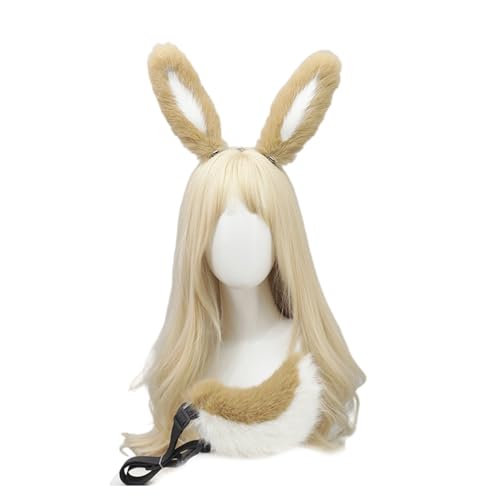 Kaninchen Schwanz Mit Haarbandset Schöne Tierische Schwanz Kaninchen Ohrkopfbedecke Halloween Kostümzubehör Für Frau Kaninchen Schwanz Mit Haarband Set Plüsch Tiere Schwanz Kaninchen Ohren Für Frau von YUGSHNKFC