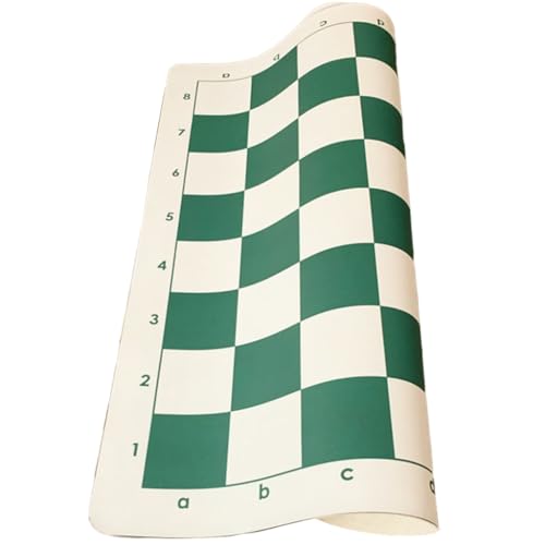 Leder Turnier Schachbrett Tragbar Rollbar Weich Schachbrett Slip Reise Schachbrett Matte Leder Turnier Schachbrett Tragbar Rollbar Weich Schachbrett Slip Reise Schachbrett Matte von YUGSHNKFC