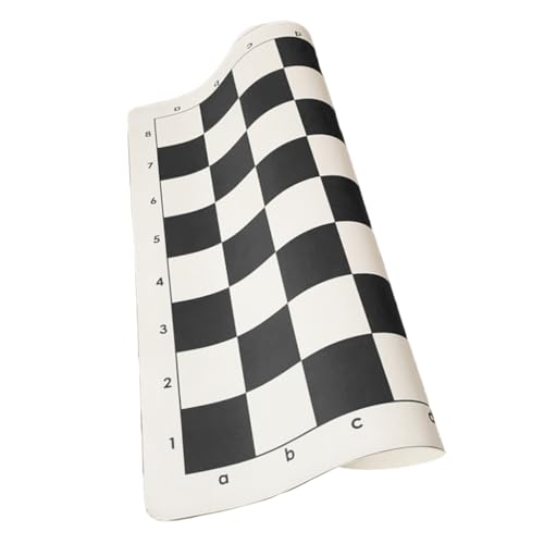 Leder Turnier Schachbrett Tragbar Rollbar Weich Schachbrett Slip Reise Schachbrett Matte Leder Turnier Schachbrett Tragbar Rollbar Weich Schachbrett Slip Reise Schachbrett Matte von YUGSHNKFC
