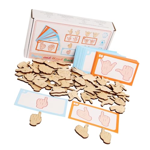 Pädagogische Fingerkoordination Gesten Puzzlespiel Spielzeug Für Kinder Handauge Koordination Und Soziale Fähigkeitenentwicklung Pädagogische Fingerkoordination Gesten Puzzlespiel Spielzeug Für Kinder Handauge Koordination Und Soziale Fähigkeitenentwicklung von YUGSHNKFC