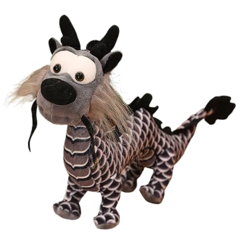 Plüschspielzeug Dragon Maskottchen Spielzeug Schöne Drache Plüsch Auffällige Realistische Schöne Büro Neujahrsverzierung Plüschspielzeug Dragon Maskottchen Spielzeug Schöne Drache Plüsch Auffällige Realistische Schöne Büro Neujahrsverzierung von YUGSHNKFC