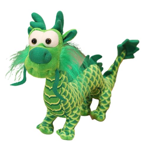 Plüschspielzeug Dragon Maskottchen Spielzeug Schöne Drache Plüsch Auffällige Realistische Schöne Büro Neujahrsverzierung Plüschspielzeug Dragon Maskottchen Spielzeug Schöne Drache Plüsch Auffällige Realistische Schöne Büro Neujahrsverzierung von YUGSHNKFC