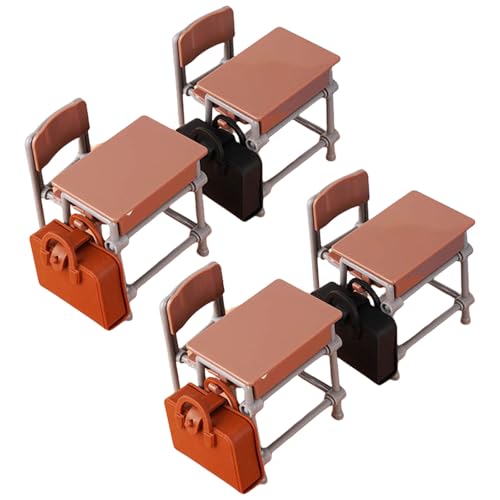 Realistic 1/12 Dollhouses School Accessoires Set Enthält Schreibtischstühle Backpacks Klassenzimmerszene Dekore Realistic 1/12 Dollhouses School Accessoires Set Enthält Schreibtischstühle Backpacks Klassenzimmerszene Dekore von YUGSHNKFC