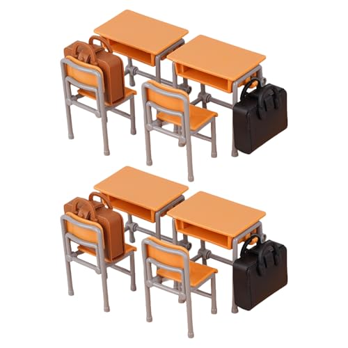 Realistic 1/12 Dollhouses School Accessoires Set Enthält Schreibtischstühle Backpacks Klassenzimmerszene Dekore Realistic 1/12 Dollhouses School Accessoires Set Enthält Schreibtischstühle Backpacks Klassenzimmerszene Dekore von YUGSHNKFC