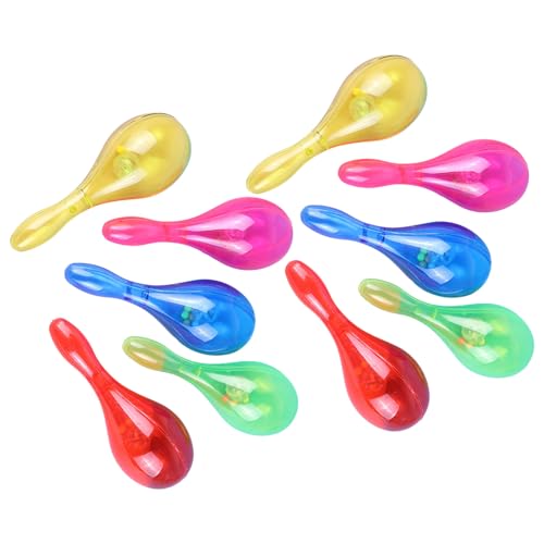 YUGSHNKFC 10 x interaktive beleuchtete Maracas für Tanzflächen mit 6 Blinkmodi und kindersicherem Design YUGSHNKFC 10 x interaktive beleuchtete Maracas für Tanzflächen mit 6 Blinkmodi und kindersicherem Design von YUGSHNKFC