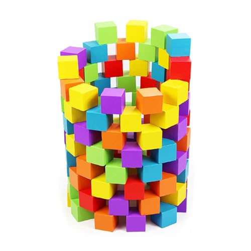 YUGSHNKFC 100pcs Cube Block Lernen Bildungsblock Set Für Kinder Mathematikler YUGSHNKFC 100pcs Cube Block Lernen Bildungsblock Set Für Kinder Mathematikler von YUGSHNKFC