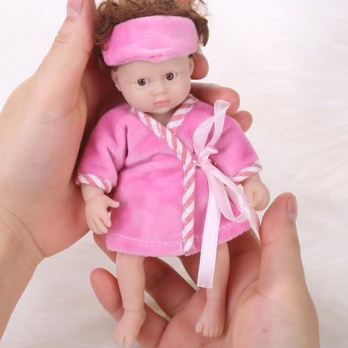 YUGSHNKFC 16cm Realistische Schlafpuppe Reborns Babypuppe Mit Süßem Gesichtsleben Wie Bildungsgeborenes Großmaser Elternspielgeschenk YUGSHNKFC 16cm Realistische Schlafpuppe Reborns Babypuppe Mit Süßem Gesichtsleben Wie Bildungsgeborenes Großmaser Elternspielgeschenk von YUGSHNKFC