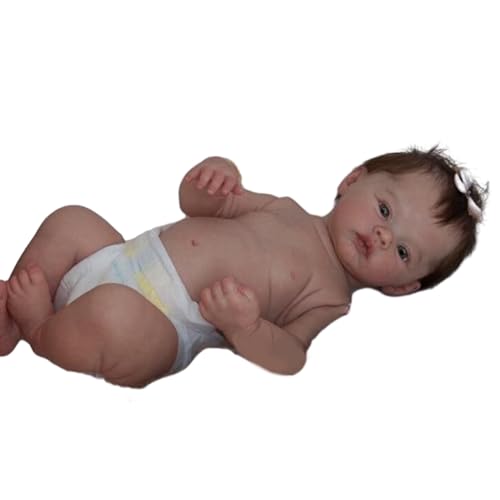 YUGSHNKFC 19inch Baby Girl Dolls Wie Reborns Spielzeug Geburtstagsgeschenk Echte Softtouching Säuglings Mit 3D Hautvenen Augen Open Open YUGSHNKFC 19inch Baby Girl Dolls Wie Reborns Spielzeug Geburtstagsgeschenk Echte Softtouching Säuglings Mit 3D Hautvenen Augen Open Open von YUGSHNKFC