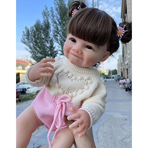 YUGSHNKFC 21 Toy Lifesähnliches Mädchenpuppe Kleinkind Beruhigen Die Wiedergeburt Dolle wasserdichte Gewichtete Dolle Die Mit Den Augen Real Aussieht YUGSHNKFC 21 Toy Lifesähnliches Mädchenpuppe Kleinkind Beruhigen Die Wiedergeburt Dolle wasserdichte Gewichtete Dolle Die Mit Den Augen Real Aussieht von YUGSHNKFC