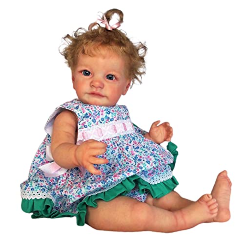 YUGSHNKFC 23 Baby Kuscheln Für Puppengeborene Simulationsmädchen Für Schönes Lebenszeug Mit Schwergewicht Mit Augen Mit Augen. von YUGSHNKFC