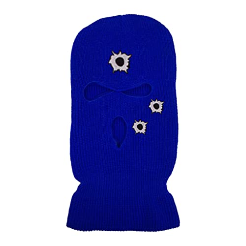 YUGSHNKFC 3-Loch Gestrickter Vollge Gesicht Neuheit Muster Gesichtsmaske Für Maskerades Party Weihnachts Halloween Cosplay YUGSHNKFC 3-Loch Gestrickter Vollge Gesicht Neuheit Muster Gesichtsmaske Für Maskerades Party Weihnachts Halloween Cosplay von YUGSHNKFC
