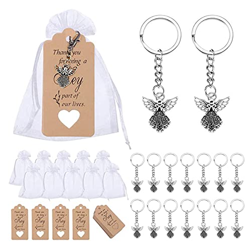 YUGSHNKFC 30 Stück/Set Schlüsselanhänger-Anhänger, Hochzeit, Geburtstag, Party, Kinder, Dusche, Taufe, Kommunion, Zeremonie, Legierung, Anhänger von YUGSHNKFC