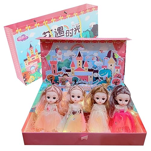 YUGSHNKFC 4pcs Winzige Plasitc Puppen Für Mädchen Kits Mit Kleiderdekorationen Little Neu Geborene Babys Zeug Geschenk YUGSHNKFC 4pcs Winzige Plasitc Puppen Für Mädchen Kits Mit Kleiderdekorationen Little Neu Geborene Babys Zeug Geschenk von YUGSHNKFC