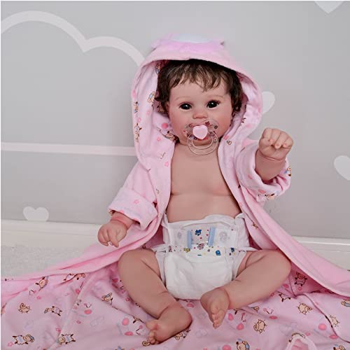 YUGSHNKFC 50 cm/ 20 Zoll Waschbares Kuschel Für Für W/Silicon Ganzkörper Kaukasische Wiedergeborene Für Kleinkind Girls Jungen Süß C YUGSHNKFC 50 cm/ 20 Zoll Waschbares Kuschel Für Für W/Silicon Ganzkörper Kaukasische Wiedergeborene Für Kleinkind Girls Jungen Süß C von YUGSHNKFC