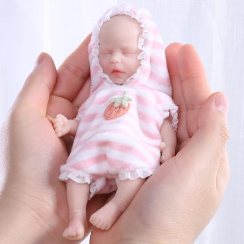 YUGSHNKFC 6inch Waschbarer Wiedergeborene Silicone Reborns Neugeborene Mädchen Puppen Kind Tun Toy Desk Display Best Companies Geschenk YUGSHNKFC 6inch Waschbarer Wiedergeborene Silicone Reborns Neugeborene Mädchen Puppen Kind Tun Toy Desk Display Best Companies Geschenk von YUGSHNKFC