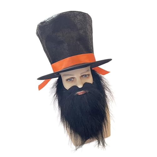 YUGSHNKFC Abrahams Lincolns Kostümzubehör-Set, patriotische Kostüme, Präsidentententententag, Gentleman-Outfits für Halloween, Präsidententententag, 2-teiliges Set YUGSHNKFC Abrahams Lincolns Kostümzubehör-Set, patriotische Kostüme, Präsidentententententag, Gentleman-Outfits für Halloween, Präsidententententag, 2-teiliges Set von YUGSHNKFC