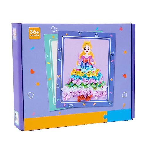 YUGSHNKFC Anpassbare Prinzessin Dress Up Toy Color Matching Kleid Designing Set Princess Dress Up Künstlerische Spielzeug YUGSHNKFC Anpassbare Prinzessin Dress Up Toy Color Matching Kleid Designing Set Princess Dress Up Künstlerische Spielzeug von YUGSHNKFC