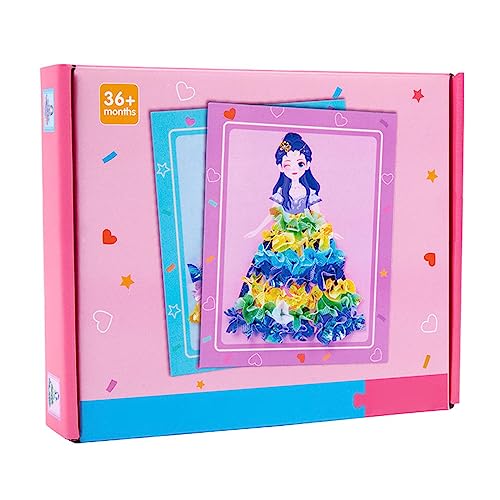 YUGSHNKFC Anpassbare Prinzessin Dress Up Toy Color Matching Kleid Designing Set Princess Dress Up Künstlerische Spielzeug YUGSHNKFC Anpassbare Prinzessin Dress Up Toy Color Matching Kleid Designing Set Princess Dress Up Künstlerische Spielzeug von YUGSHNKFC