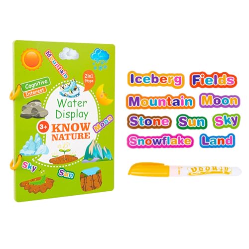YUGSHNKFC Aquarell Malerei Buch Mit Zeichnungsstift Für Kinder Kreativität Und Lernen Lustiger Bildungswasser Malbuch Spielzeug Spielzeug von YUGSHNKFC