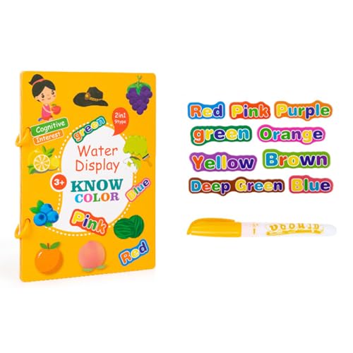 YUGSHNKFC Aquarell Malerei Buch Mit Zeichnungsstift Für Kinder Kreativität Und Lernen Lustiger Bildungswasser Malbuch Spielzeug Spielzeug YUGSHNKFC Aquarell Malerei Buch Mit Zeichnungsstift Für Kinder Kreativität Und Lernen Lustiger Bildungswasser Malbuch Spielzeug Spielzeug von YUGSHNKFC