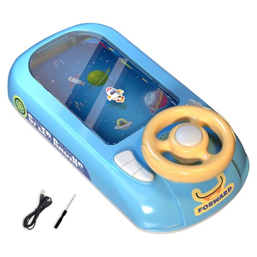 YUGSHNKFC Bildungslenkräder Spielzeugfahrer Simulator Simuliertes Rennwagen Game Car Race Toy Für Kleinkindjungen Mädchen von YUGSHNKFC