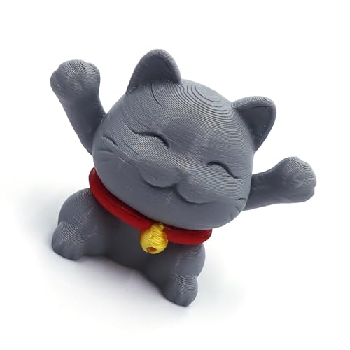 YUGSHNKFC Bunte Spiralen Katzen Miniatur Figur Dekore Erweiterbare Katzen Spannungsrelease Sensorisches Spielzeug Desktop Display Skulptur Spielzeug von YUGSHNKFC