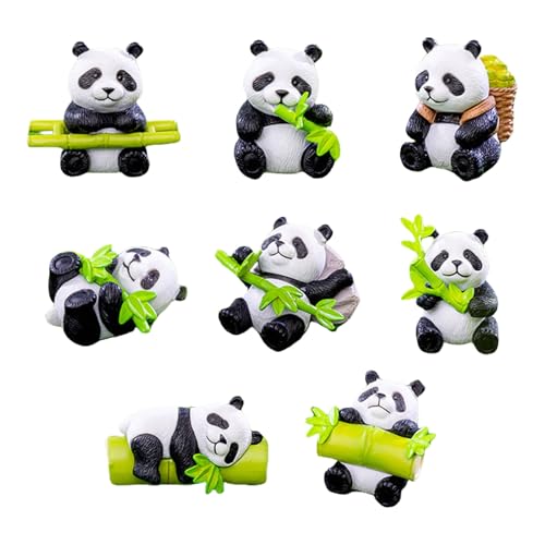 YUGSHNKFC Cartoon Panda Cake Figuren Spielzeugset Von 8 Realistischen Tierminiaturfiguren Für Gartenstopf Pflanzendekoration YUGSHNKFC Cartoon Panda Cake Figuren Spielzeugset Von 8 Realistischen Tierminiaturfiguren Für Gartenstopf Pflanzendekoration von YUGSHNKFC