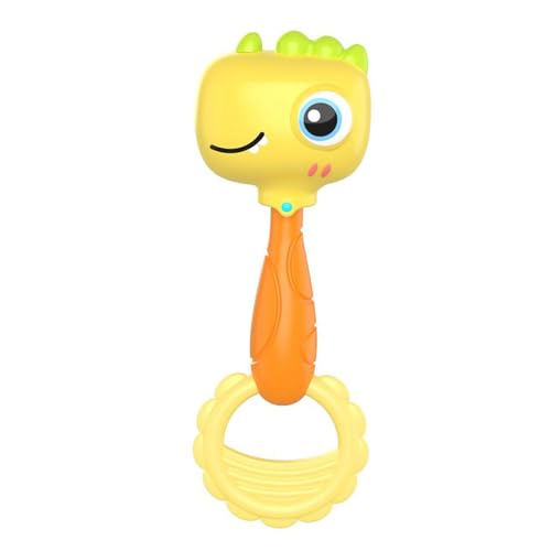 YUGSHNKFC Cartoon Shaker Greifen Spielzeug Für Kleinkind Kindergarten Decors Sooth Toy Baby Cartoon Dinosaurier Rassel Spielzeug Neugeborene Geschenk von YUGSHNKFC