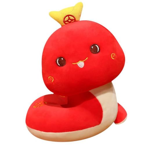 YUGSHNKFC Cartoon Stofftiere Spielzeug Schöne Schlangeform Kinder Geschenk Cartoon Anime Figur Schlangenmaskottchen Für Chinesisches Neujahr YUGSHNKFC Cartoon Stofftiere Spielzeug Schöne Schlangeform Kinder Geschenk Cartoon Anime Figur Schlangenmaskottchen Für Chinesisches Neujahr von YUGSHNKFC