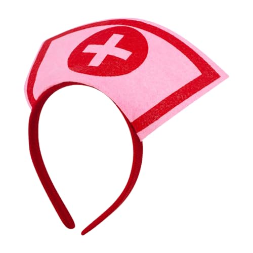 YUGSHNKFC Cosplay Krankenschwester Hut Stirnbänder Bequeme Cosplay Kopfbedeckung Lustige Krankenschwester Stirnbänder für Halloween und Themenfeiern YUGSHNKFC Cosplay Krankenschwester Hut Stirnbänder Bequeme Cosplay Kopfbedeckung Lustige Krankenschwester Stirnbänder für Halloween und Themenfeiern von YUGSHNKFC