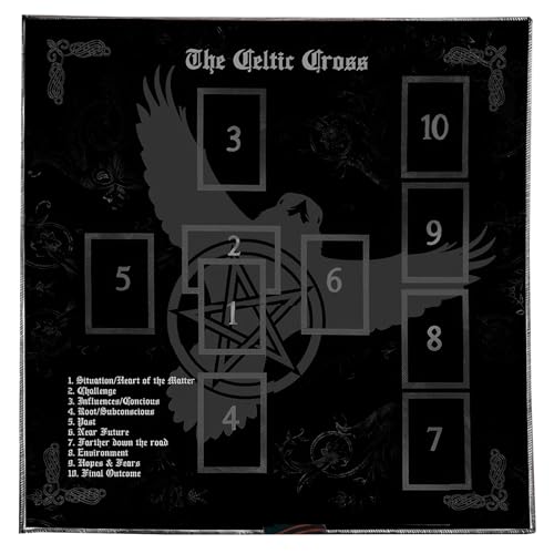 YUGSHNKFC Divinations Tischdecke Lesekarte Astrologys Tarot Karte Tischdecke Altars Stoff Givinationen Brettspielzubehör YUGSHNKFC Divinations Tischdecke Lesekarte Astrologys Tarot Karte Tischdecke Altars Stoff Givinationen Brettspielzubehör von YUGSHNKFC
