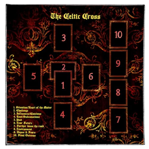 YUGSHNKFC Divinations Tischdecke Lesekarte Astrologys Tarot Karte Tischdecke Altars Stoff Givinationen Brettspielzubehör YUGSHNKFC Divinations Tischdecke Lesekarte Astrologys Tarot Karte Tischdecke Altars Stoff Givinationen Brettspielzubehör von YUGSHNKFC