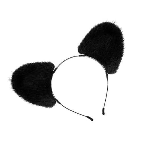 YUGSHNKFC Einzigartiger Bärenohr-Kopfschmuck für Damen und Kinder, einfaches Cosplay, Heaband-Kostüm, Haar-Accessoire, wertet jedes Outfit auf von YUGSHNKFC