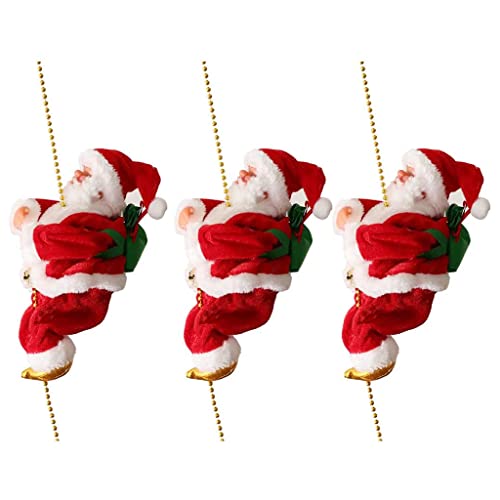 YUGSHNKFC Elektrischer Weihnachtsmann Für Süße Musikspielzeugfigur Party Geschenk Tabletop Dekoration Urlaub Ornament Fenster Verdrehung von YUGSHNKFC