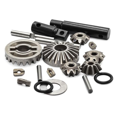 YUGSHNKFC Fernbedienungsauto Zahnradbaugruppe Für 1/10 & 1/8 LKW Ersatzversorgungsversorgungen Auto Achsen Autodarstellung von YUGSHNKFC