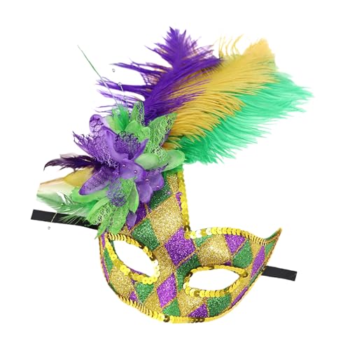 YUGSHNKFC Festival Maskerade Cosplay Uni Halbgesichtsparty für Maskerade Partys und Karneval Feier von YUGSHNKFC