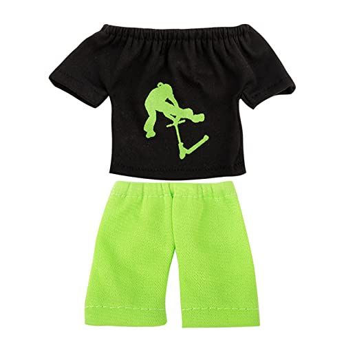 YUGSHNKFC Fingerbekleidung für Kinder, Fingerspitzenhose, T-Shirt-Set, Fingerboarding, Roller, Skateboards, Zubehör, interaktives Spiel YUGSHNKFC Fingerbekleidung für Kinder, Fingerspitzenhose, T-Shirt-Set, Fingerboarding, Roller, Skateboards, Zubehör, interaktives Spiel von YUGSHNKFC