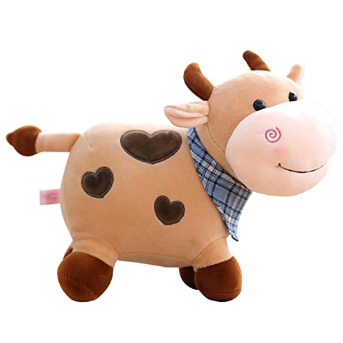 YUGSHNKFC Flauschiger Kuhpluschgefüllte Maskottchen Spielzeug Kuschel Kissen Plüsch Für Puppenbaby Beruhigende Spielzeug Nicht Deform YUGSHNKFC Flauschiger Kuhpluschgefüllte Maskottchen Spielzeug Kuschel Kissen Plüsch Für Puppenbaby Beruhigende Spielzeug Nicht Deform von YUGSHNKFC