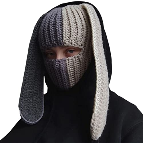 YUGSHNKFC Frauen Gestrickt Schöne Kaninchen Ohrhut Pilling Resistent New Year Party Kopfschmuck Ohrflaps Weibliche Hutparty Kostüm YUGSHNKFC Frauen Gestrickt Schöne Kaninchen Ohrhut Pilling Resistent New Year Party Kopfschmuck Ohrflaps Weibliche Hutparty Kostüm von YUGSHNKFC