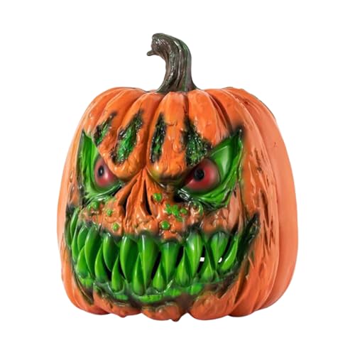 YUGSHNKFC Gruseliger Kürbis Kopfbedeckung Halloween Kürbis Vollkopf Kürbis für Frauen Mann Cosplay Halloween Dekoration YUGSHNKFC Gruseliger Kürbis Kopfbedeckung Halloween Kürbis Vollkopf Kürbis für Frauen Mann Cosplay Halloween Dekoration von YUGSHNKFC