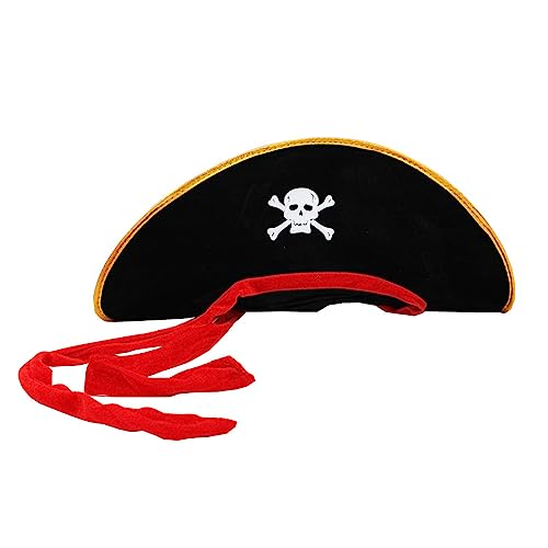 YUGSHNKFC Halloween Dreisporn Hut Zarte schwarze Dreisporn Hüte Freibeuter Kostüm Hut Erwachsene Cosplay Kostüm Pirat Dreisporn Hüte YUGSHNKFC Halloween Dreisporn Hut Zarte schwarze Dreisporn Hüte Freibeuter Kostüm Hut Erwachsene Cosplay Kostüm Pirat Dreisporn Hüte von YUGSHNKFC