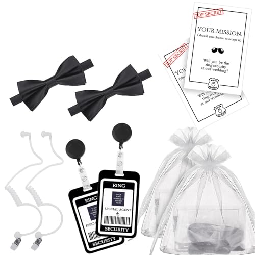 YUGSHNKFC Halloween-Geheimagent-Kostüm mit Ohrmuschel-Krawatte und schwarzer Brille für Erwachsene und Kinder, Rollenspiel, Halloween-Kostüm, für Veranstaltungen YUGSHNKFC Halloween-Geheimagent-Kostüm mit Ohrmuschel-Krawatte und schwarzer Brille für Erwachsene und Kinder, Rollenspiel, Halloween-Kostüm, für Veranstaltungen von YUGSHNKFC