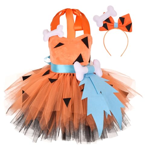YUGSHNKFC Halloween Kids Tulle Rock Prinzessin Girls Kostümkleid Mit Passenden Kopfstücksfotoshoots Requisiten Für Cosplay Partys von YUGSHNKFC