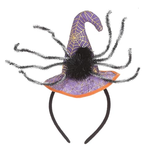 YUGSHNKFC Halloween Kostüm Stirnband 3D Spinnen Bühne Kopfbedeckung Hexe Halloween Party Requisiten Hexe Spinnen Stirnband YUGSHNKFC Halloween Kostüm Stirnband 3D Spinnen Bühne Kopfbedeckung Hexe Halloween Party Requisiten Hexe Spinnen Stirnband von YUGSHNKFC