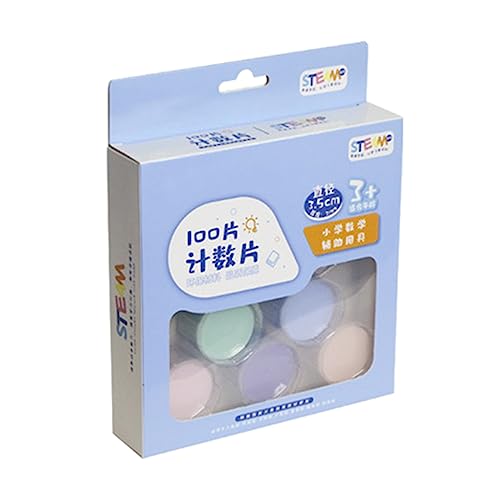 YUGSHNKFC Homeschool Supplies Solide Bingo-Chips, Spielchips für Mathematikzählung und Manipulation von YUGSHNKFC